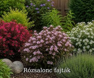 Rózsalonc fajták